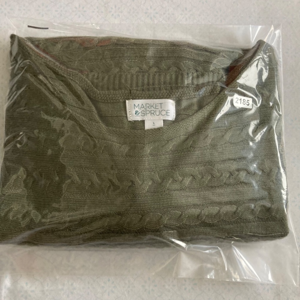 Market & Spruce sweater with cashmere silk blend - Picture 8 of 8